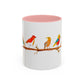 Birds on a Branch Accent Coffee Mug