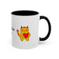 You're Purr-Fect For Me Accent Mug