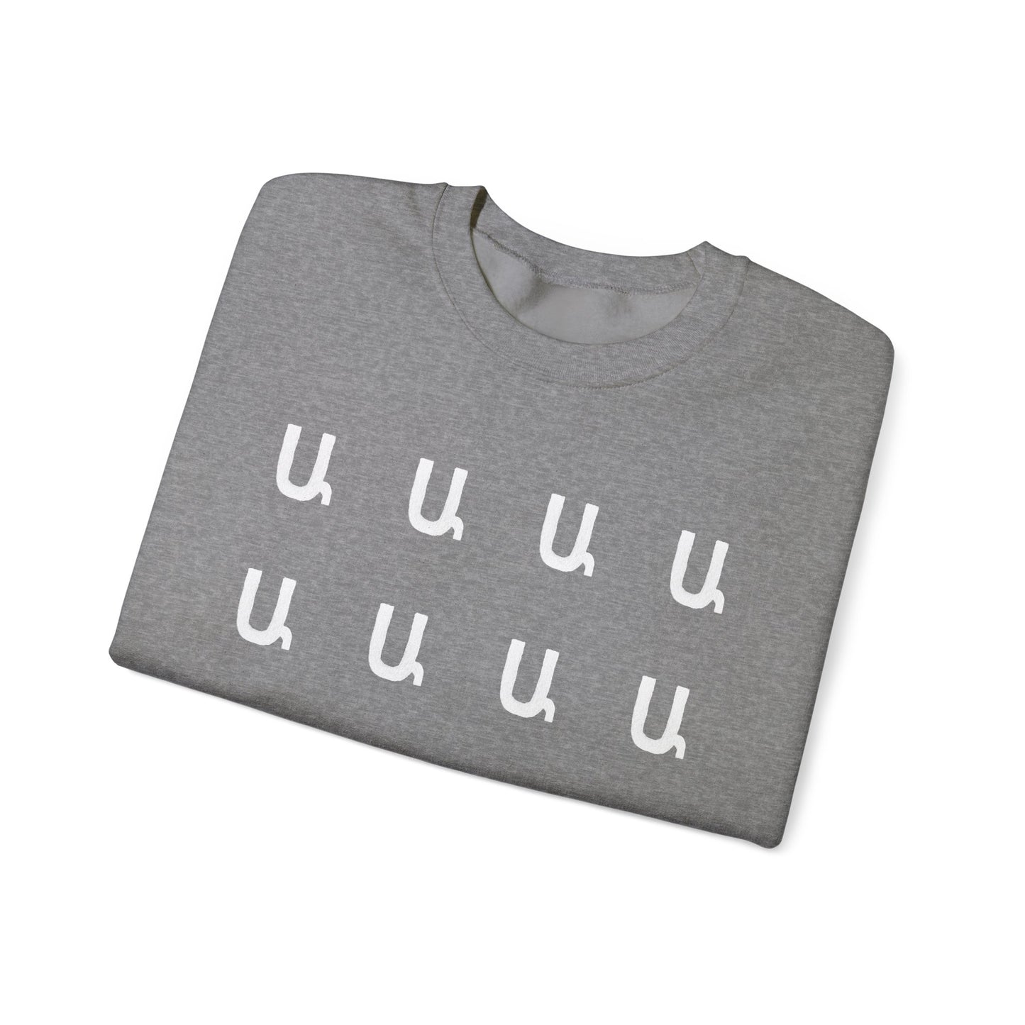 Custom Armenian Letters Unisex Sweatshirt Neutral Colors