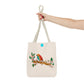 Bright Bird on a Branch Tote Bag