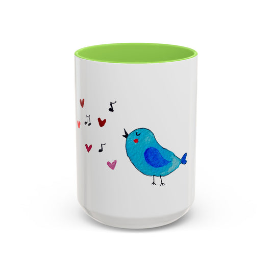 Singing Bird Accent Mug