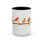 Birds on a Branch Accent Coffee Mug