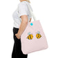 Two Honeybees Tote Bag