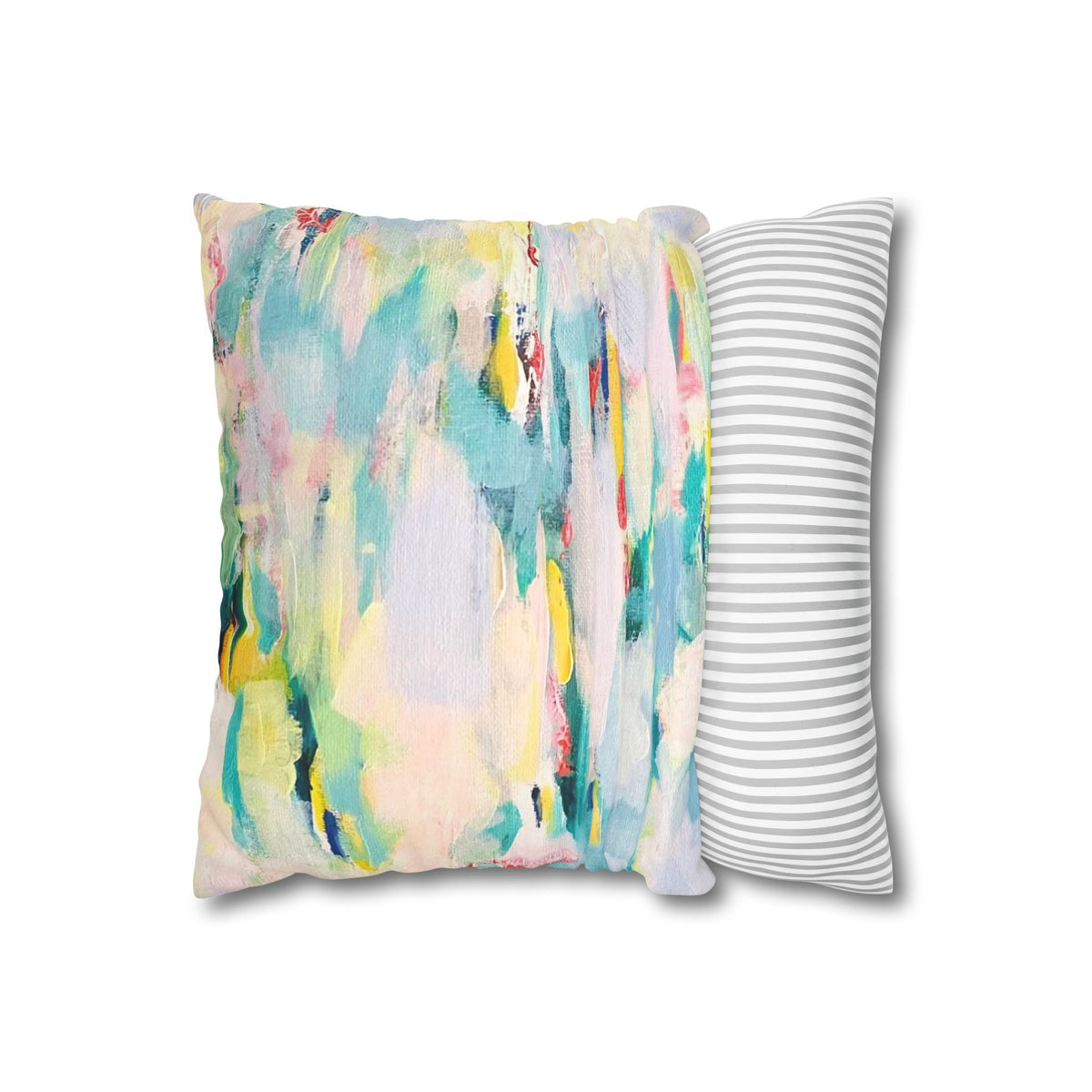 Abstract Suede Square Pillowcase