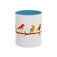 Birds on a Branch Accent Coffee Mug