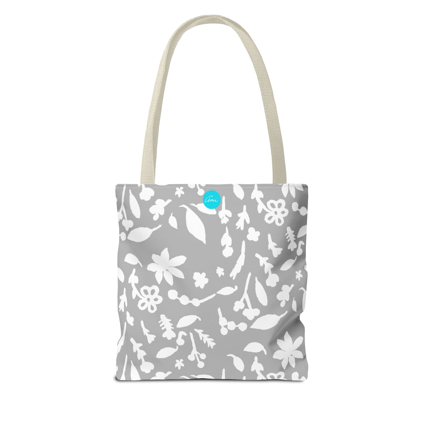 Light Grey Fall Foliage Tote Bag