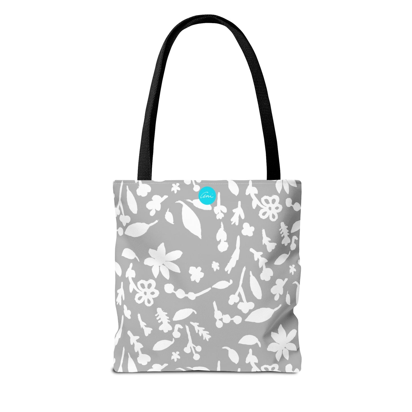 Light Grey Fall Foliage Tote Bag