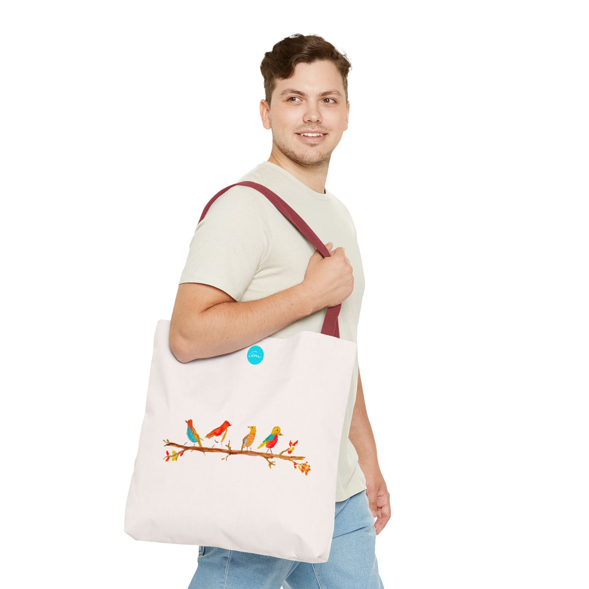 Birds on a Branch Tote Bag