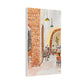 The One at the Coffee Shop Stretched Canvas Print