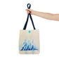 Winter Horizon Cream Tote Bag