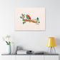 Bright Bird on a Branch Canvas Print