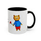 I Love You Beary Much Accent Mug