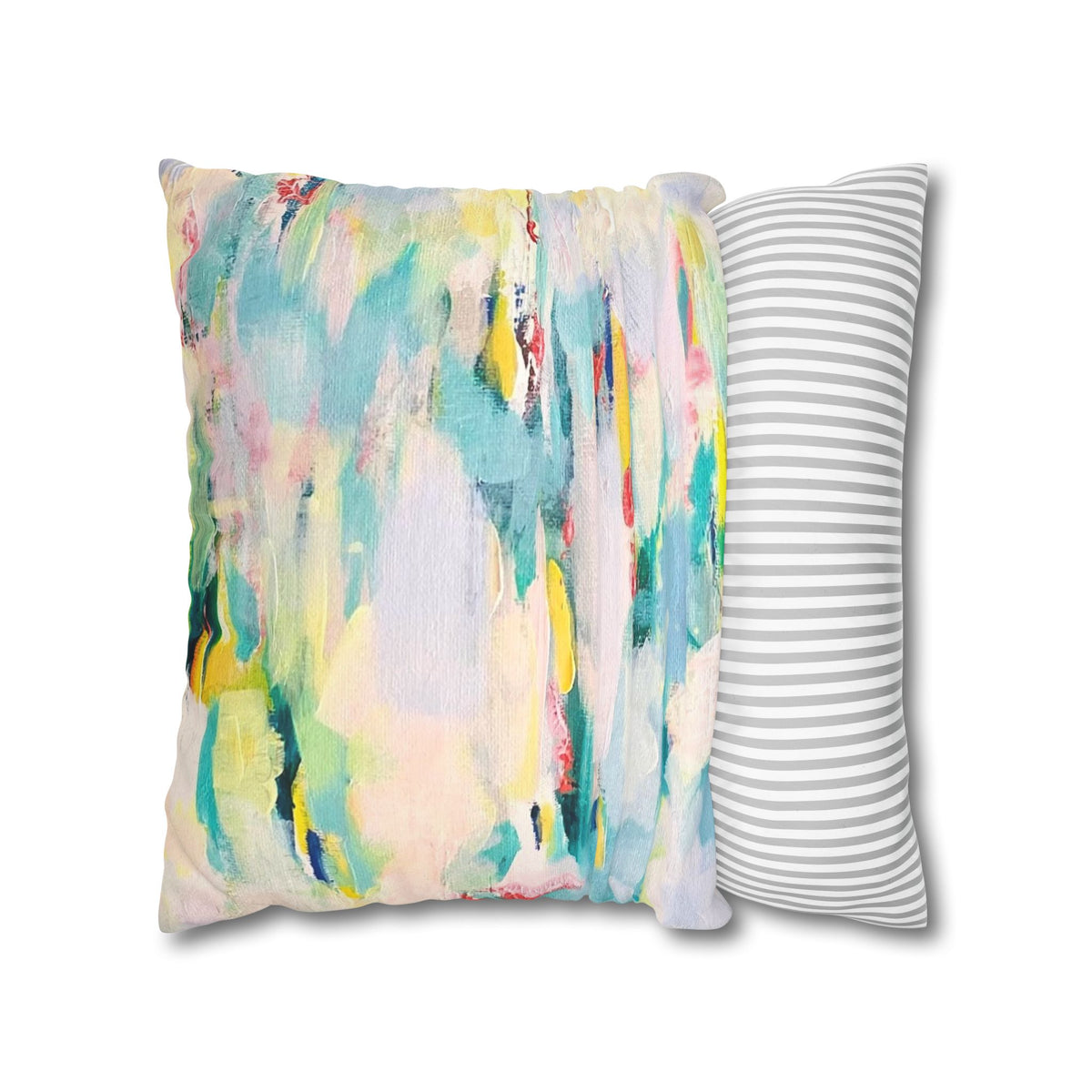 Abstract Suede Square Pillowcase