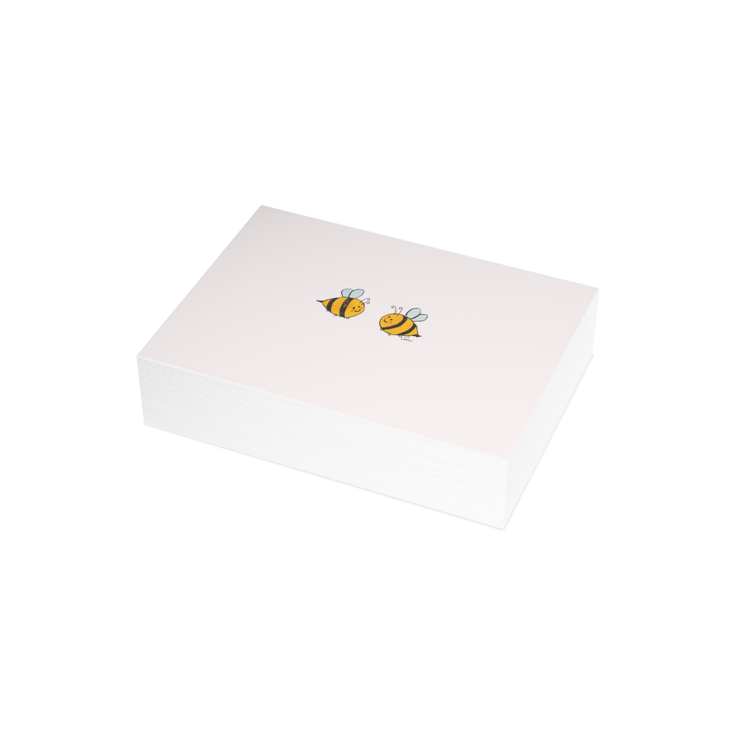 Two Honeybees Postcard Bundles with Envelopes