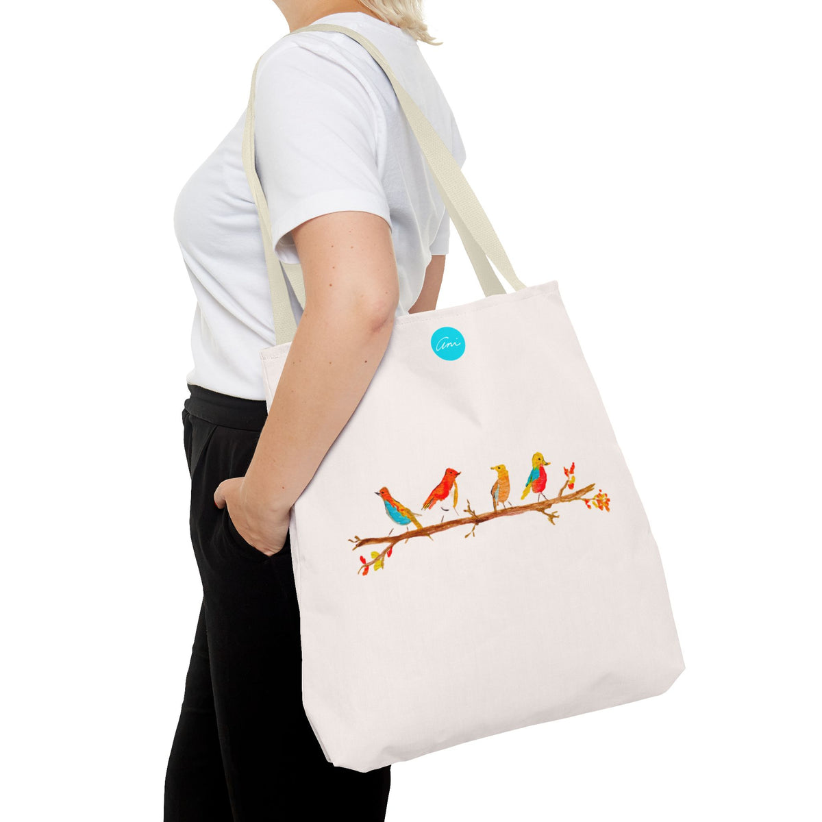 Birds on a Branch Tote Bag