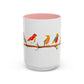 Birds on a Branch Accent Coffee Mug