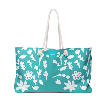 Robin's Egg Fall Foliage Weekender Bag