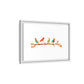 Birds on a Branch Gallery Canvas Print with Frame
