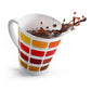 Watercolor Palette with Names Latte Mug