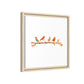 Birds on a Branch Gallery Canvas Print with Frame
