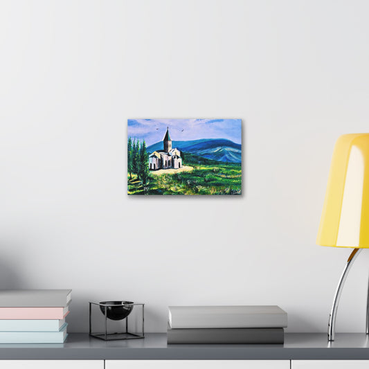 Ghazanchetsots Cathedral Canvas Print