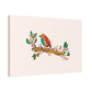 Bright Bird on a Branch Canvas Print