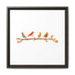 Birds on a Branch Gallery Canvas Print with Frame