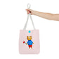 Bear with a Rose Tote Bag