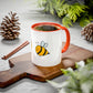 Two Honeybees Accent Mug