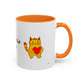 You're Purr-Fect For Me Accent Mug