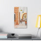 The One at the Coffee Shop Stretched Canvas Print