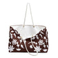 Spiced Chestnut Fall Foliage Weekender Bag
