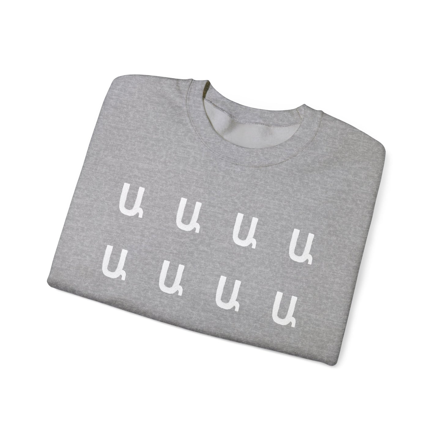Custom Armenian Letters Unisex Sweatshirt Neutral Colors