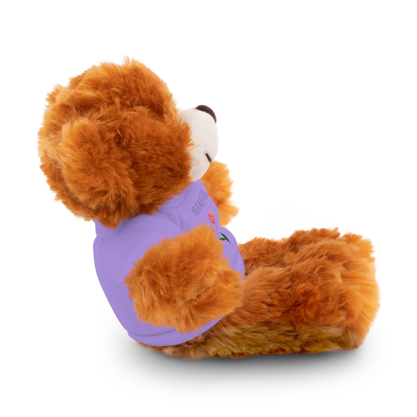 Stuffed Animals with Two Pink Flowers Tee