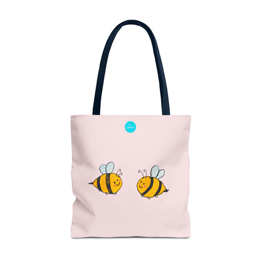 Two Honeybees Tote Bag