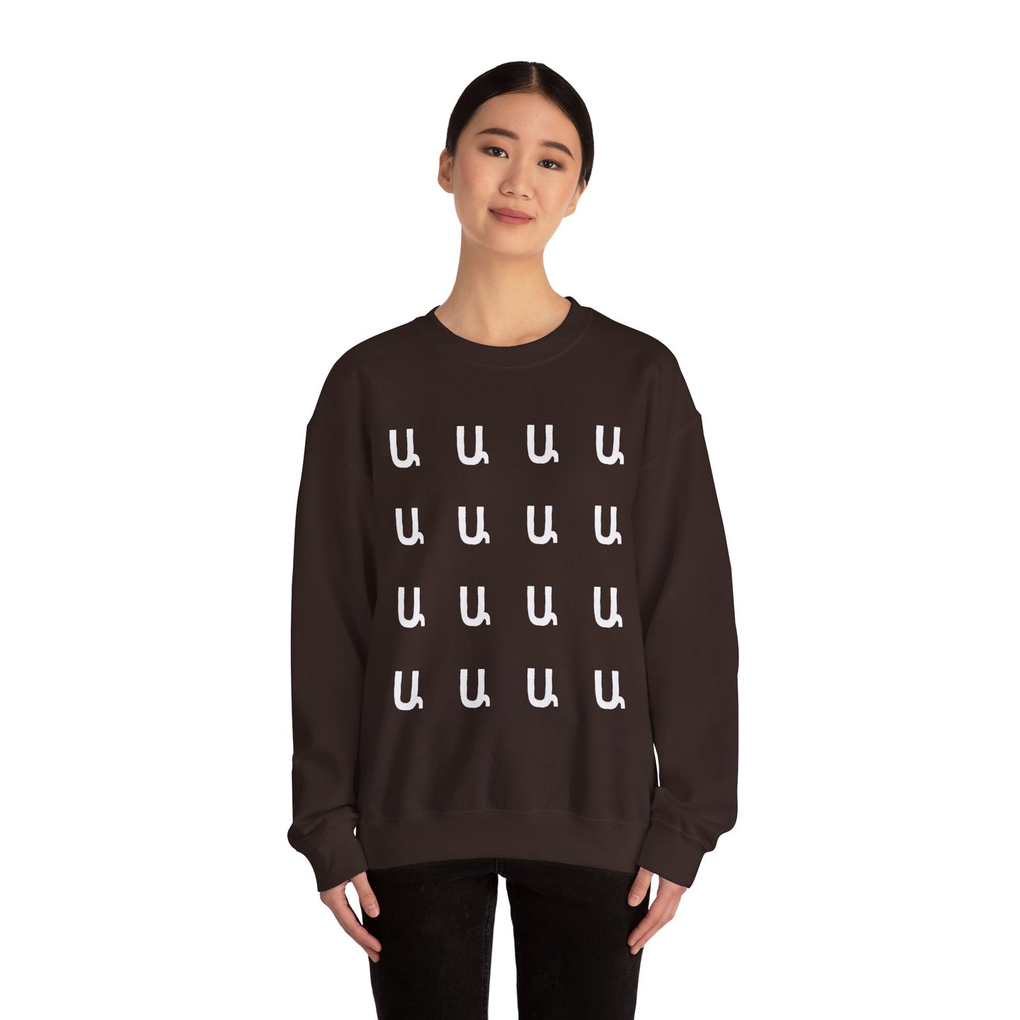 Custom Armenian Letters Unisex Sweatshirt Neutral Colors