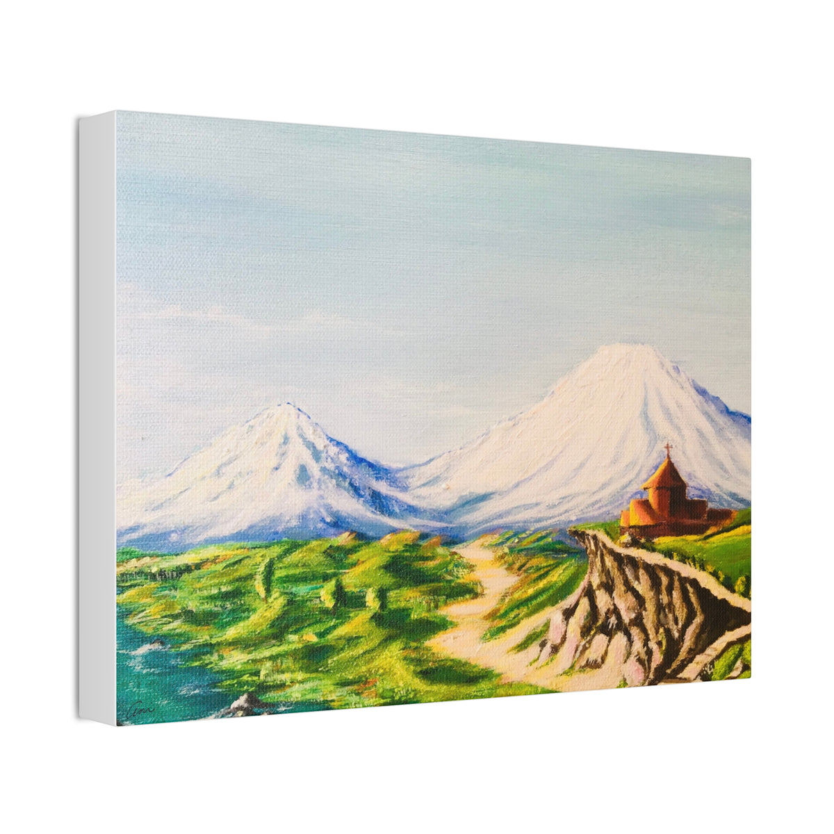 Mount Ararat Stretched Canvas