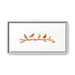 Birds on a Branch Gallery Canvas Print with Frame
