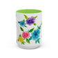 Spring Roses Accent Mug
