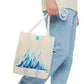 Winter Horizon Cream Tote Bag