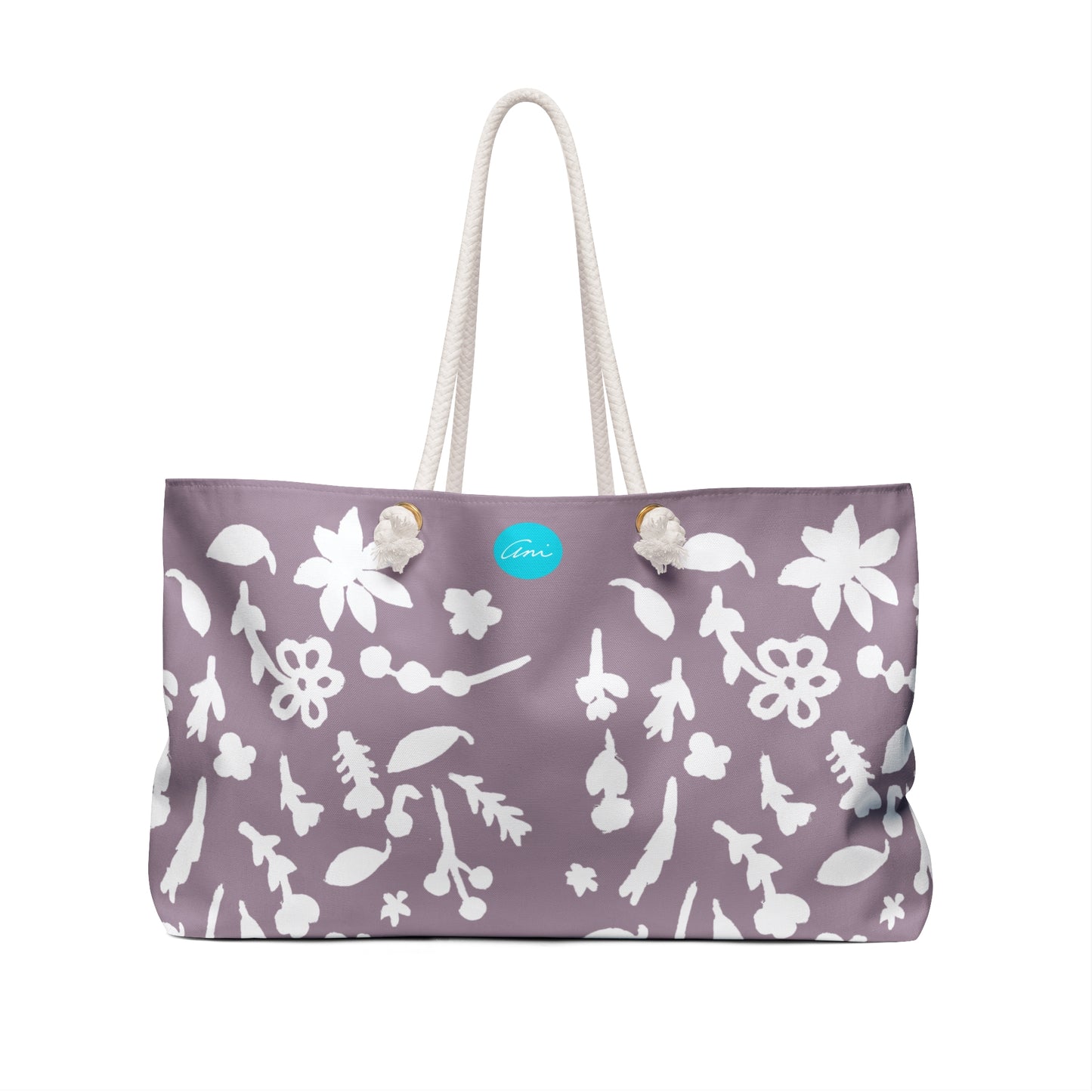 Dusty Lavender Fall Foliage Weekender Bag