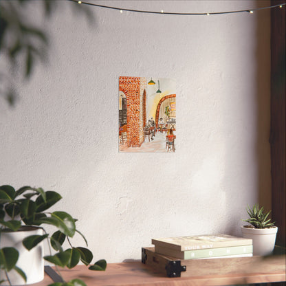 The One at the Coffee Shop Matte Print
