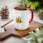 Two Honeybees Accent Mug