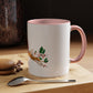 Bright Bird on a Branch Accent Coffee Mug