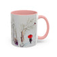 The Red Umbrella Accent Coffee Mug