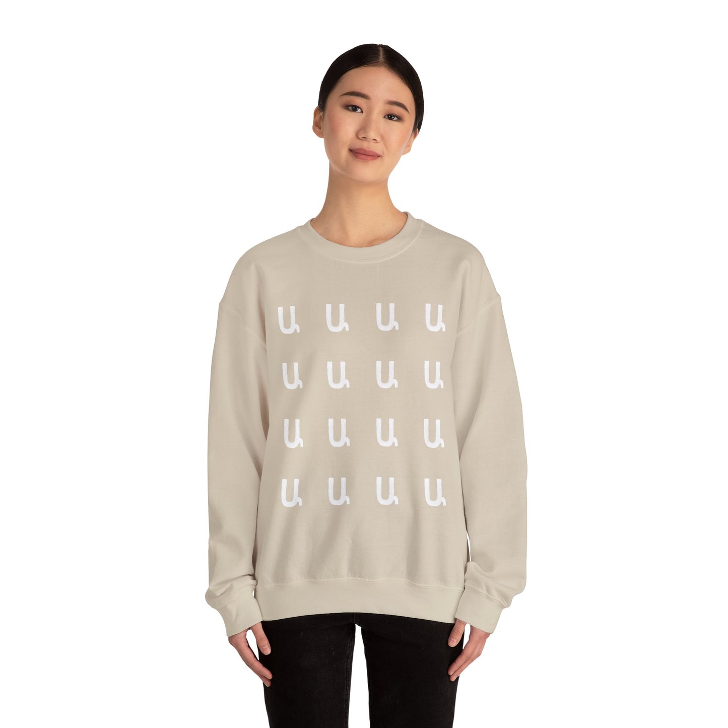 Custom Armenian Letters Unisex Sweatshirt Neutral Colors