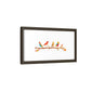 Birds on a Branch Gallery Canvas Print with Frame