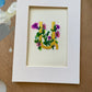 Custom Floral Gold Leaf Armenian Letter Watercolor