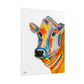 Colorful Cow Rolled Poster