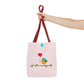 Bird with a Heart Balloon Tote Bag